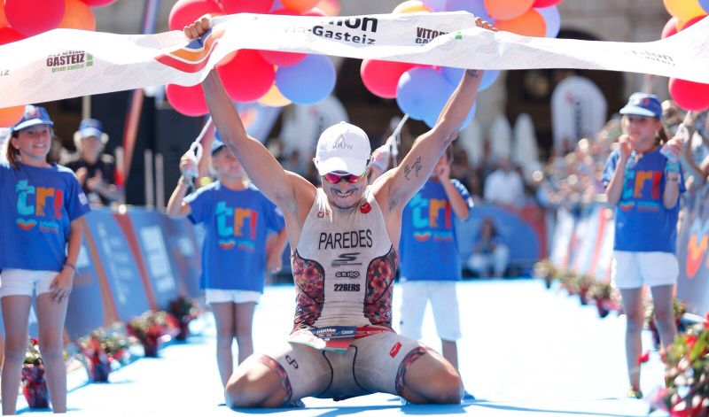 Diego Paredes gana el Triathlon Vitoria-Gasteiz