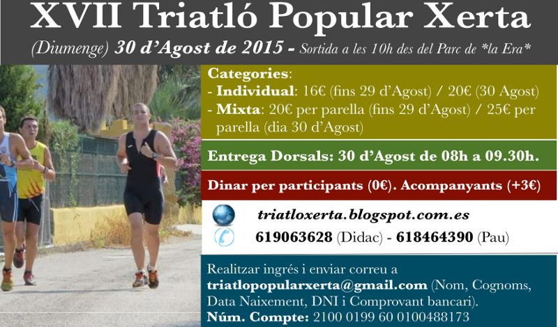 Triatlón Popular de Xerta (Tarragona)