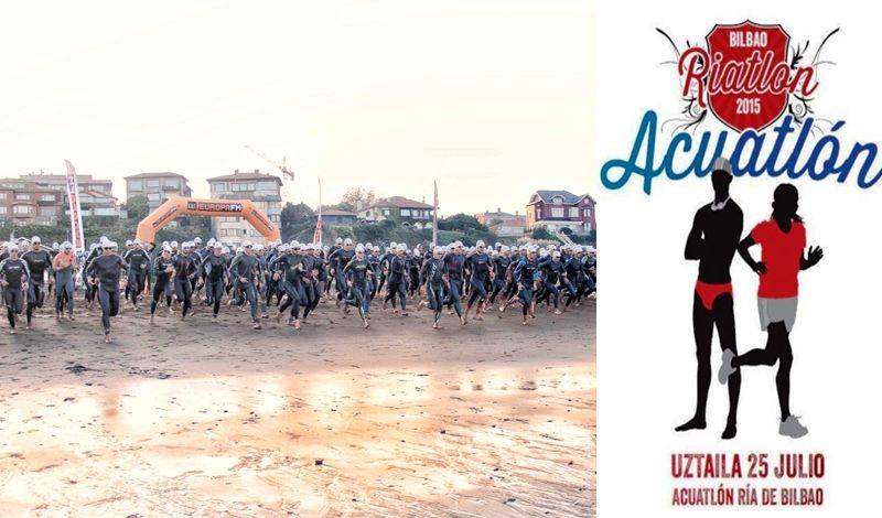 Este fin de semana, II Triatlón de Getxo y II Acuatlón Ría de Bilbao