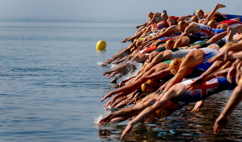 Nada un triatlón Sprint ¡En un mes!