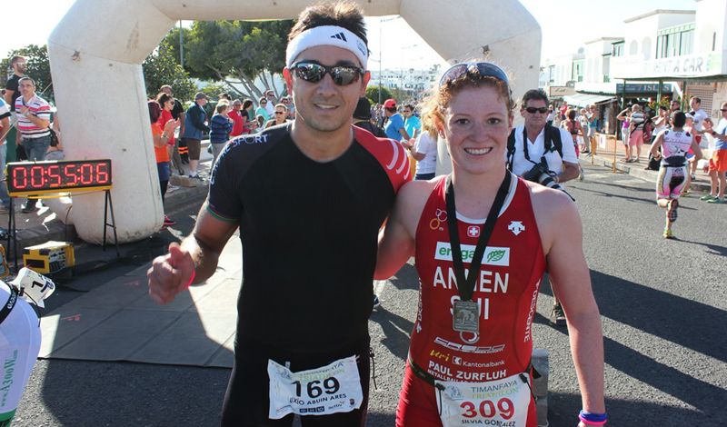 Uxío Abuín vuelve a elegir el Timanfaya Triathlon para iniciar la temporada