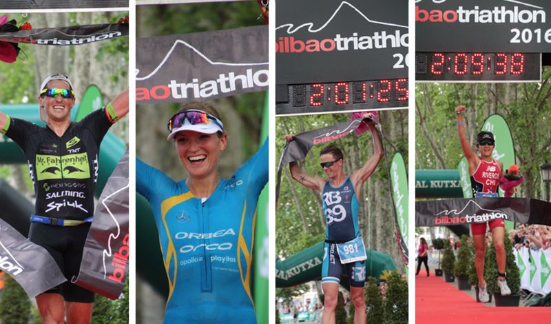 Åsa Lundström y Gustavo Rodríguez amplían su reinado en el Bilbao Triathlon