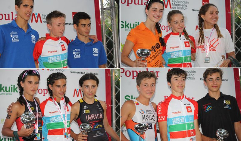 Punto final al Popular Circuito de Triatlón Escolar 2016