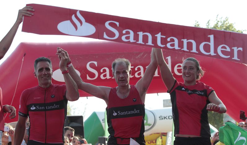 Un equipo de leyenda en el Santander Triathlon Series de Sevilla
