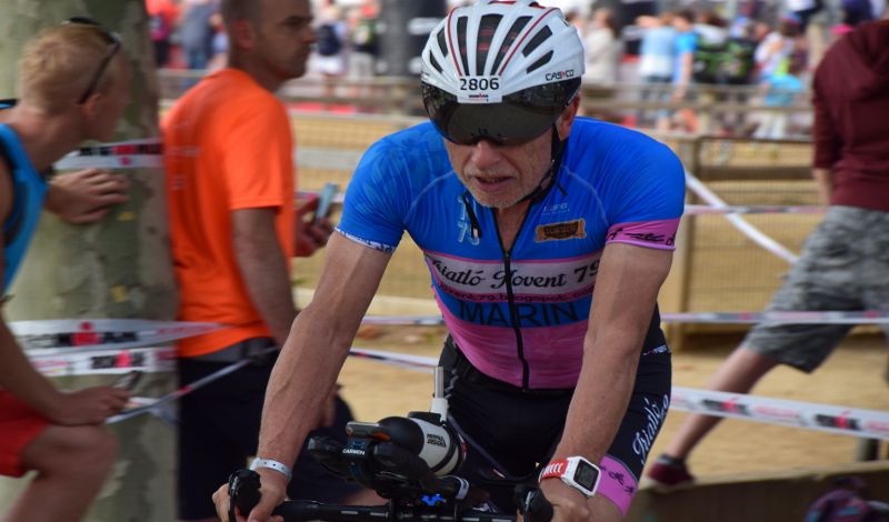 Josep Marín, triatleta a toda marcha