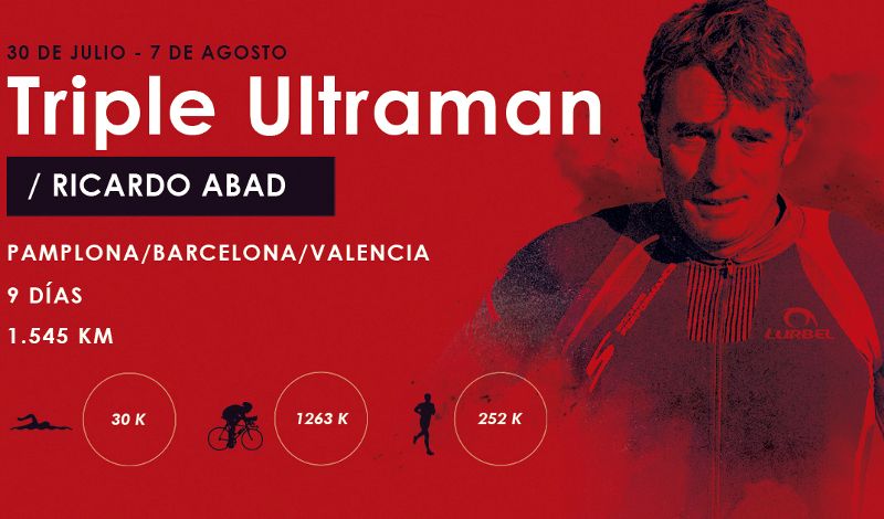 Triple Ultraman, la última apuesta de Riki Abad