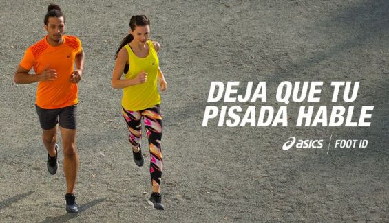 análisis de pisada de ASICS ID ya