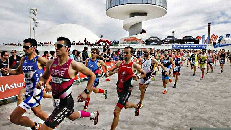 Todo preparado en Avilés para el Nacional de Duatlón por Clubes