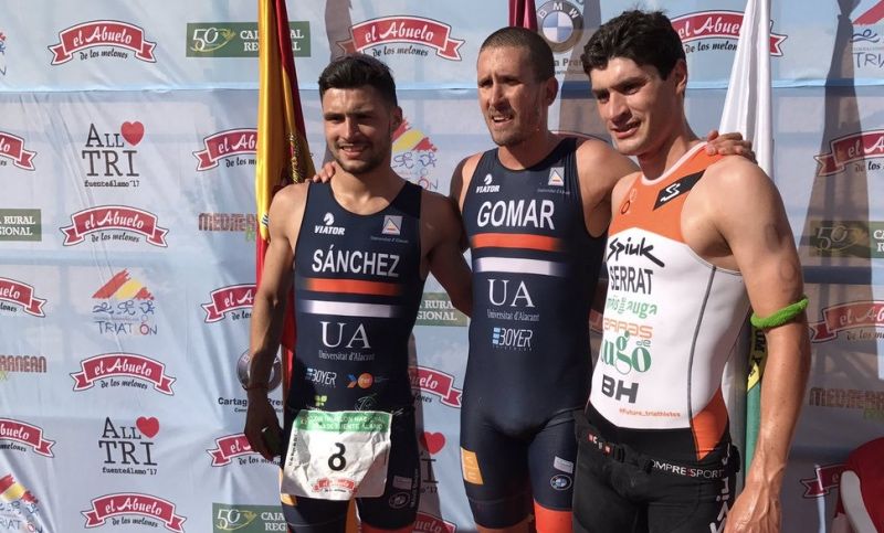 Jesús Gomar gana su quinto Triatlón de Fuente Álamo