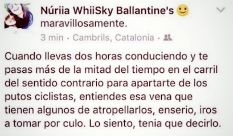 "Entiendo esa vena que tienen algunos de atropellarlos"