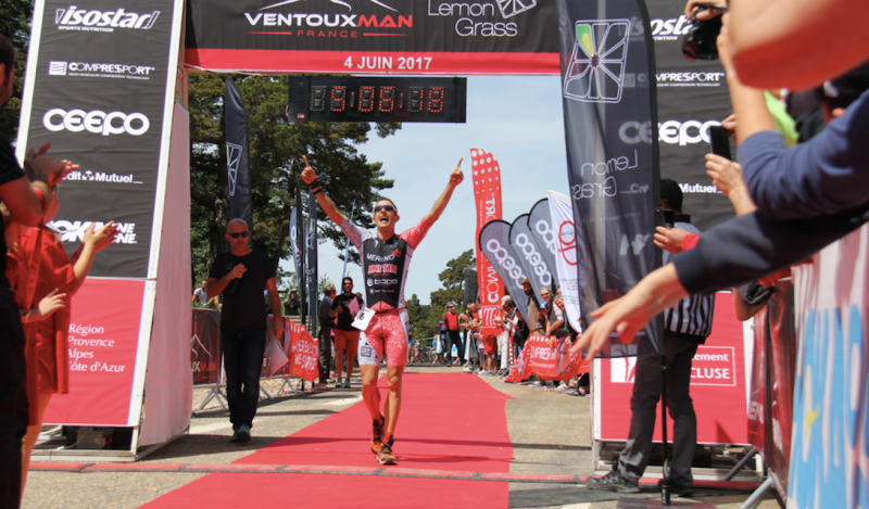 Erik Merino gana el Ventoux Man Triathlon