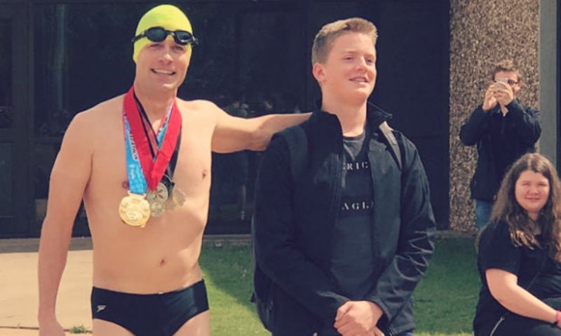 Triatleta tenía que ser