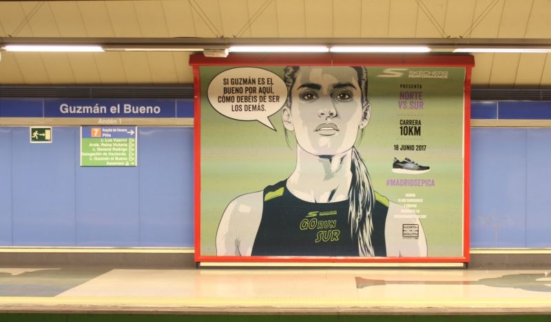 La batalla Norte-Sur de runners ha empezado en el metro de Madrid