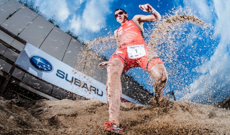 Primera parada del Subaru Triatlón Cross en Calella
