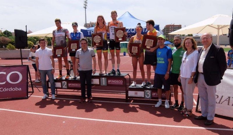 Camilo Puertas e Irene Cabrera se llevan el V Triatlón Ciudad de Córdoba