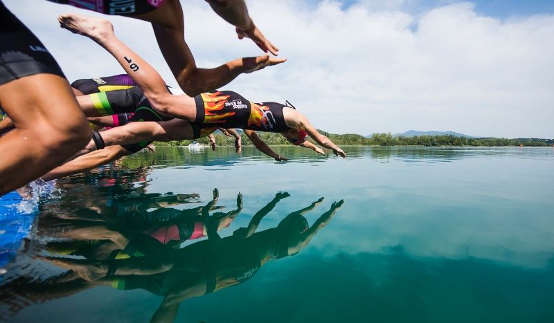 2.100 deportistas en la triple cita con el triatlón en Banyoles el 22 y 23 de julio