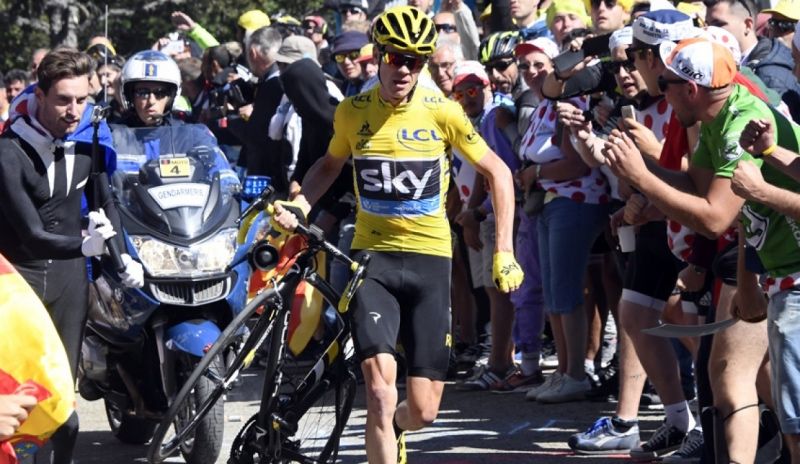 La bici que evitará que Froome vuelva a "salir corriendo"