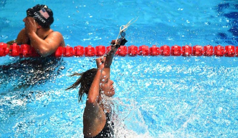 Federica Pellegrini demuestra que Katie Ledecky es humana