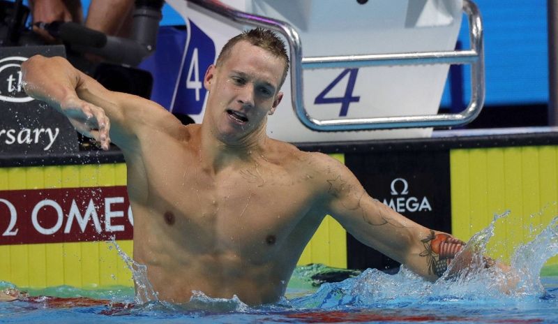 Caeleb Dressel se postula como el "nuevo Phelps"