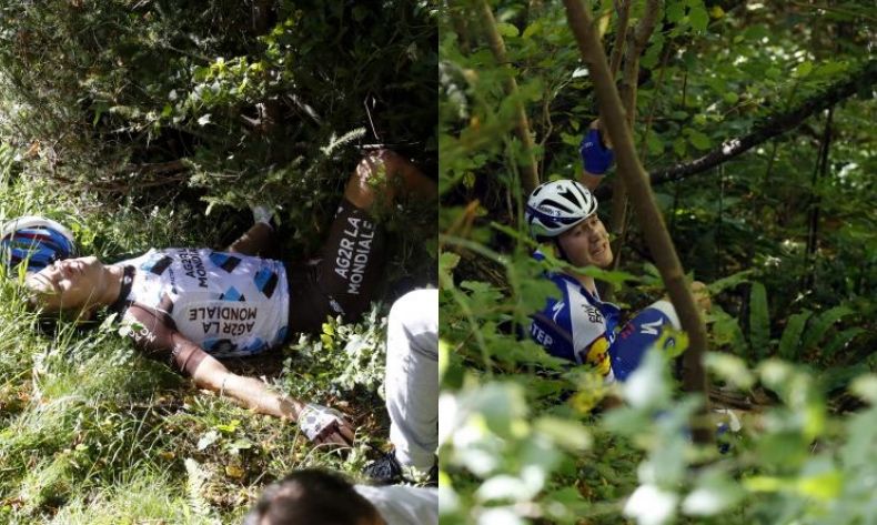 La curva y el barranco "malditos" del Giro de Lombardía
