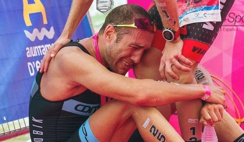 Emilio Aguayo: "Durante seis kilómetros voy llorando como un niño"