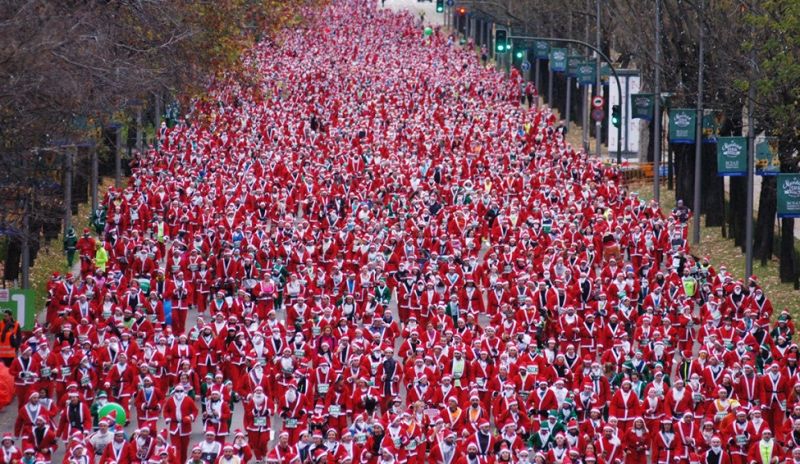La carrera con más Papá Noeles del mundo vuelve a Madrid el 10 de diciembre