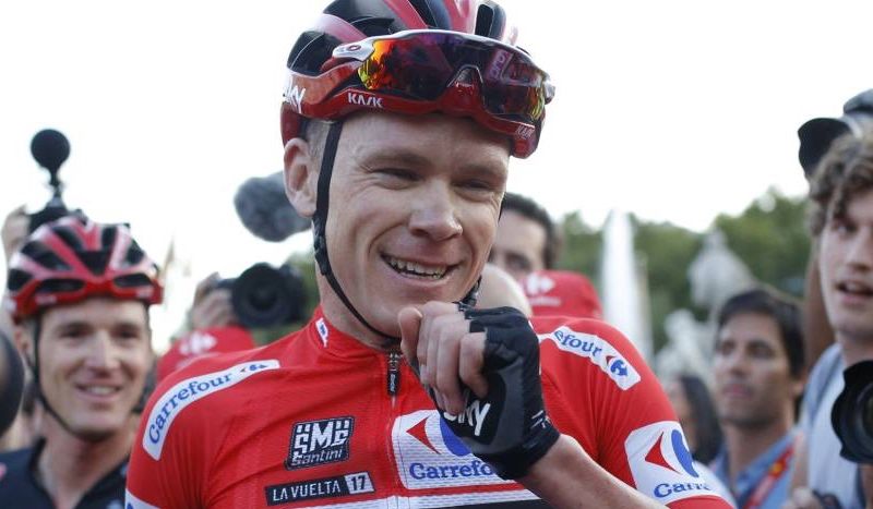 Chris Froome, positivo en un control antidopaje en la Vuelta