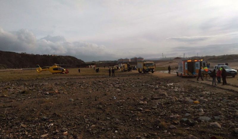 Muere una mujer por un golpe de mar mientras se entrenaba en Asturias