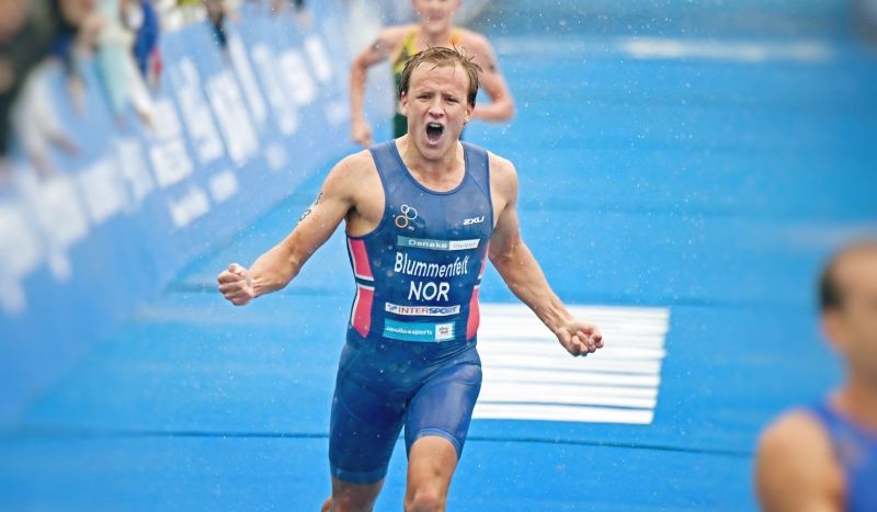 El triatleta noruego, en una prueba de las WTS.