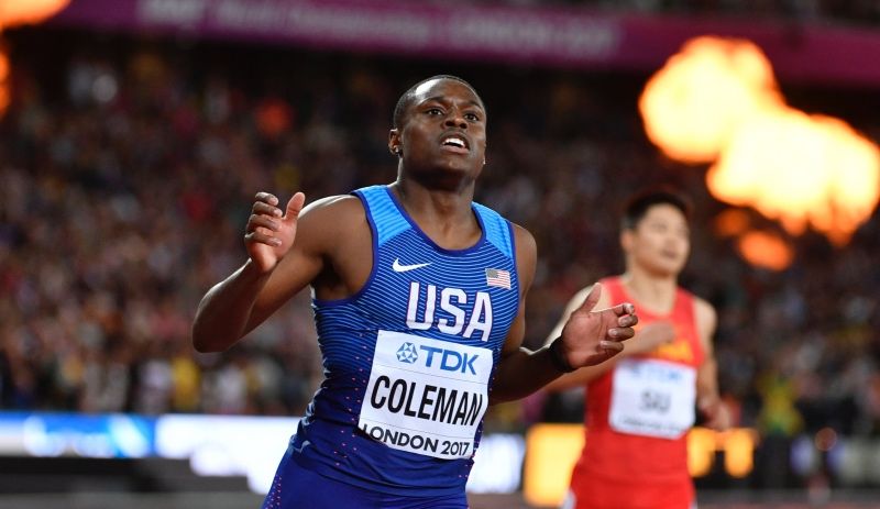 Christian Coleman bate el récord mundial de 60 m con 6.37