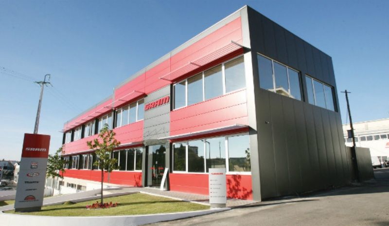 Las instalaciones de SRAM en Portugal.