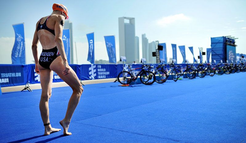 Jorgensen, en los momentos previos a la WTS Abu Dhabi 2016.