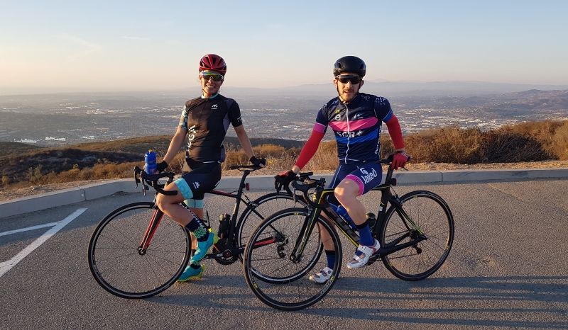 Míriam y Alberto Casillas, en Carlsbad.
