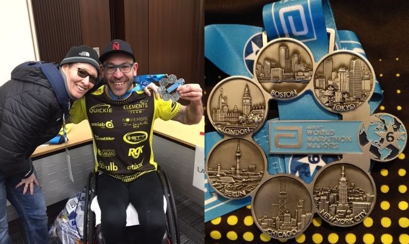 Botello, con su 'histórica' medalla.