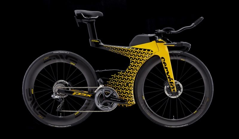 La nueva Cervélo P5X Lamborghini edition.