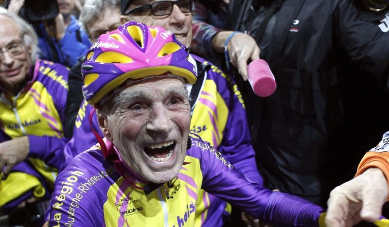 Robert Marchand quiere seguir rompiendo récords.