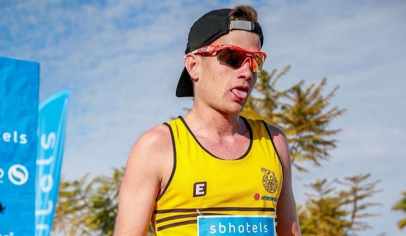 El triatleta Albert Moreno, primer español en el Maratón de Barcelona