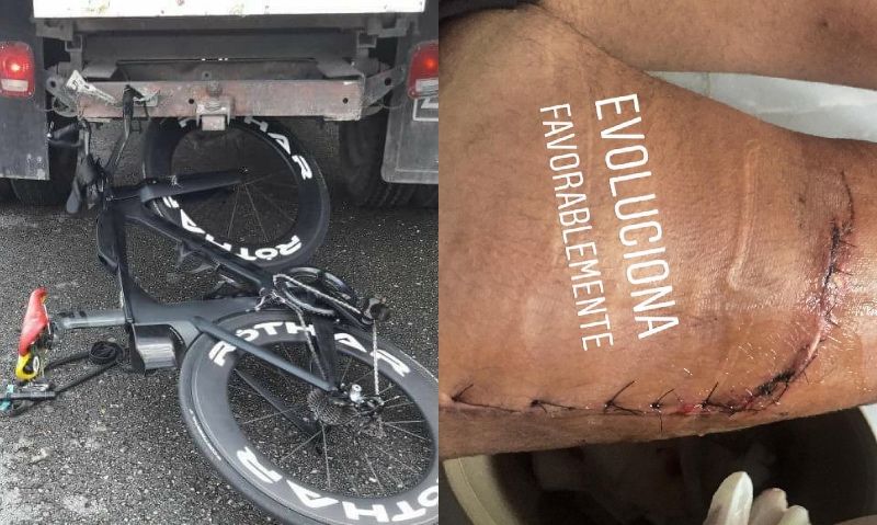Las impactantes imágenes del accidente de Víctor Arroyo