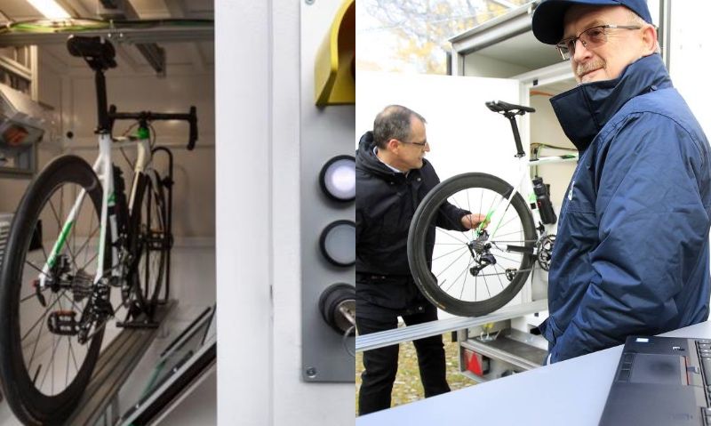 Una unidad móvil con rayos X para evitar el dopaje tecnológico