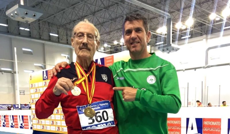 Fallece Valentí Huch, el atleta más longevo de España