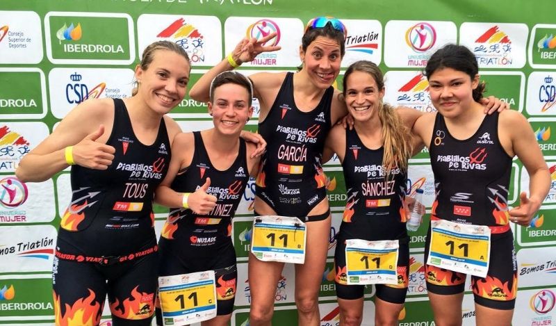 Diablillos y Araba Tri, campeones de España de Duatlón Contrarreloj Equipos