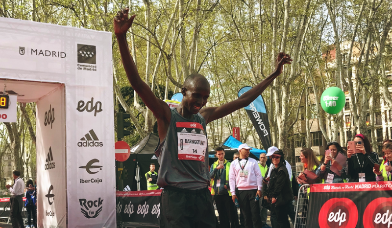 Kenia arrasa en el Maratón de Madrid