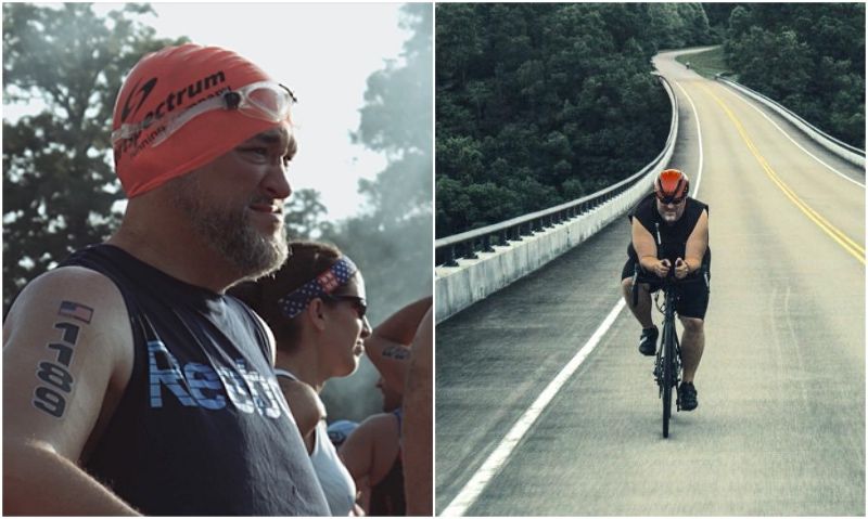 De pesar 220 kilos... a finisher del Ironman de Texas