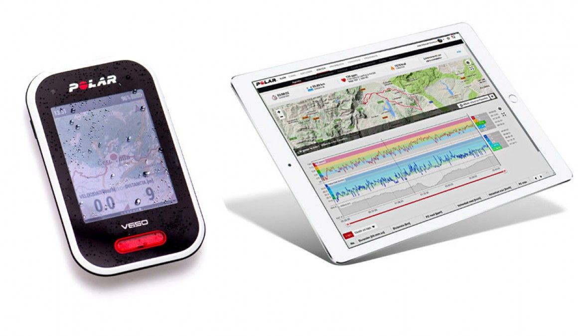 Polar V650: Entrenar y navegar con todo detalle