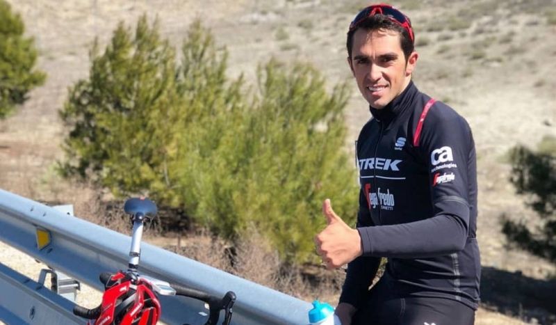Alberto Contador: "Peso seis kilos más que cuando competía"