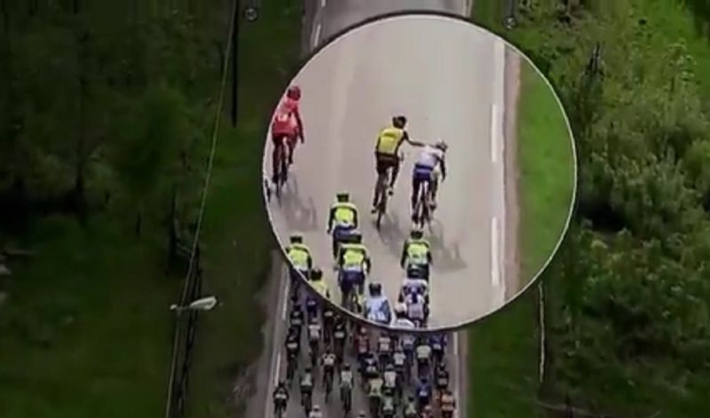 (VÍDEO) Lars Bomm agrede a un rival y es expulsado de la carrera