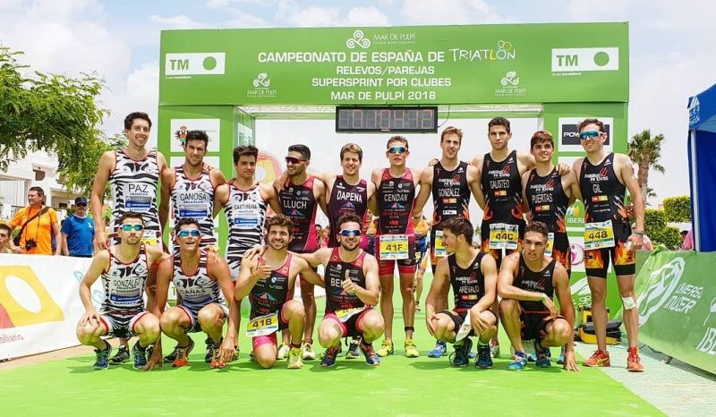 Cidade Lugo Fluvial remata el CTO de España de Relevos Parejas con el oro masculino