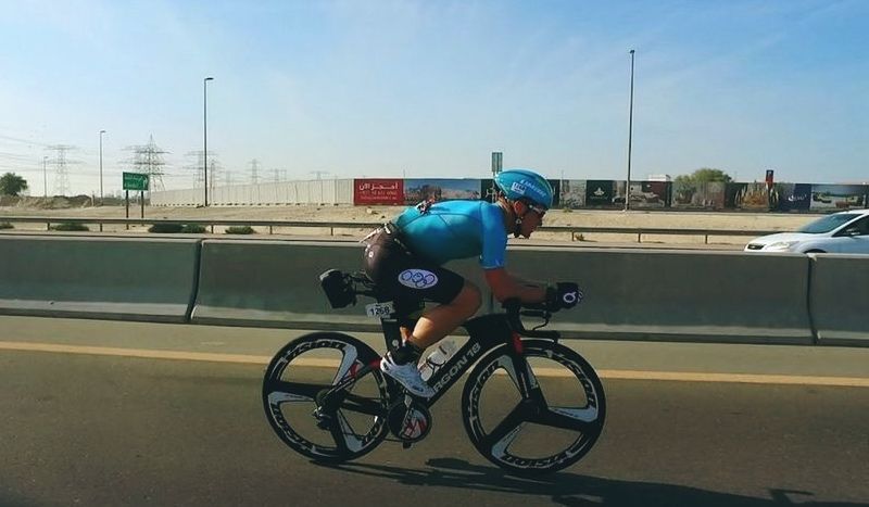 Vinokourov gana el Ironman 70.3 de Astana en su grupo de edad