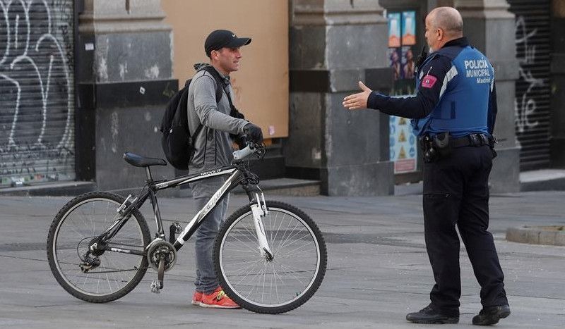 Primeras multas de hasta 1.500 euros por salir con la bici o a correr