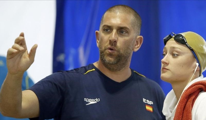 Fred Vergnoux y Mireia Belmonte